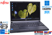 富士通 LIFEBOOK A5511/G 顔認証 Wi-Fi6 第11世代 Core i5 1145G7 IrisXe メモリ8G m.2SSD128G Webカメラ USBType-C Windows11