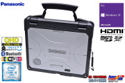 脱着式 タブレット 12.0型 顔認証 カメラ Panasonic TOUGHBOOK CF-33 Core i5 7300U メモリ8G m.2SSD256G Wi-Fi Windows10