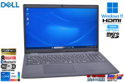 15.6型 フルHD DELL Latitude 3520 Core i5 1145G7 IrisXe メモリ16G M.2SSD256G Wi-Fi6 Webカメラ microSD Windows11