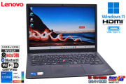 Wi-Fi6 13.3型 WUXGA Lenovo ThinkPad L13 Gen4 第13世代 Core i5 1335U IrisXe メモリ16G M.2SSD256G USB4 Webカメラ Windows11