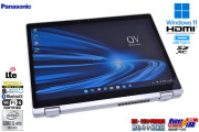 Panasonic Let's note QV9 2-in-1 LTE 12.0型 WQXGA+ Core i5 10310U Wi-Fi6 顔認証 m.2SSD256G メモリ8G Windows11