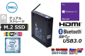 中古パソコン 超小型 DELL OPTIPLEX 7040 MFF Core i7 6700T メモリ16G M.2SSD256G HDD1000G Wi-Fi(ac) Windows10