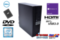 中古パソコン DELL OPTIPLEX 3040 SF 第6世代 Core i5 6500 メモリ8G 新品SSD256G HDMI Windows10 Pro 64bit