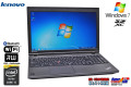 Windows7 Pro 32bit 訳あり ノートパソコン レノボ THINKPAD L540 Core i5 4300M メモリ4G HDD500G マルチ USB3.0 Wi-Fi 中古