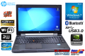 メモリ16G 中古モバイルワークステーション HP EliteBook 8570w Core i7 3740QM (2.70GHz) Windows7 Quadro マルチ WiFi Bluetooth USB3.0