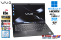 フルHD SIMフリー VAIO Pro PK VJPK11C12N Core i5 8265U Webカメラ M.2SSD256G メモリ8G USBType-C Wi-Fi Windows11