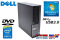 Windows7 32bit 中古パソコン DELL OPTIPLEX 3020 SF Core i5 4570 HDD500GB メモリ4G USB3.0