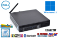 Windows11 ミニPC M.2SSD256G HDD500G DELL OPTIPLEX 3060 Micro Core i5 8400T メモリ8G Wi-Fi(ac) HDMI USB3.1