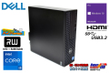 第12世代 メモリ16G 中古パソコン DELL OPTIPLEX 3000 SF Core i5 12600 M.2SSD256B HDD1TB マルチ Windows10