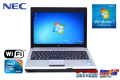 Windows7 32bit 中古ノートパソコン NEC VersaPro VK13M/BB-B Core i5 560UM メモリ4G HDD500G Wi-Fi 12.1型ワイド