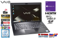 LTE ノートパソコン 11.6型 フルHD VAIO VJPF11C12N Core i5 7200U m.2SSD128G メモリ4G Wi-Fi Webカメラ Windows10
