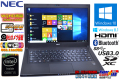 WQHD液晶 SSD 11ac Windows10 64bit ノートパソコン NEC VersaPro VK16T/GG-H Core i5 4200U(1.60GHz) メモリ4G USB3.0 BT 薄型・軽量