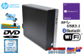 メモリ16G 中古パソコン HP ProDesk 400 G5 SFF 6コア Core i5 8500 新品M.2SSD256G+HDD2TB Wi-Fi Bluetooth USB3.1 Windows10