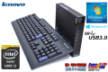 Windows7 超小型 中古パソコン レノボ ThinkCentre M73 Tiny Corei3-4130T(2.9GHz) メモリ4G HDD500GB Windows8.1 64bit リカバリ付