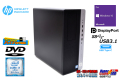 6コア12スレッド 中古パソコン HP EliteDesk 800 G4 TW Core i7 8700 最大4.60GHz メモリ16G 新品SSD+HDD Windows10 USB3.1 Type-C