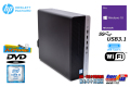 USBType-C 中古パソコン HP ProDesk 600 G3 SFF 4コア Core i5 6500 Wi-Fi 新品M.2SSD256G HDD2TB メモリ8G USB3.1 Windows10