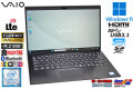 SIMフリー VAIO Pro PK VJPK11C12N フルHD Core i5 8265U M.2SSD256G メモリ8G Webカメラ USBType-C Wi-Fi Windows11