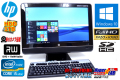 中古パソコン フルHD HP 8200 Elite AiO Core i5 2400s (2.50GHz) メモリ4GB HDD1TB マルチ カメラ Windows10 64bit 23ワイド一体型