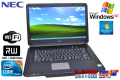 WindowsXP 中古ノートパソコン NEC VersaPro VY24G/X-A Corei5 520M(2.4GHz) メモリ2G HDD160G DVDマルチ WindowsXP/7　リカバリ付