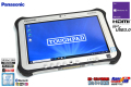 10.1型 タブレットPC WUXGA IPS液晶 Panasonic ToughPad FZ-G1 Core i5 6300U Windows10 m.2SSD128G メモリ4G Wi-Fi Bluetooth 両面カメラ