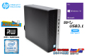中古パソコン HP ProDesk 600 G3 SFF Core i5 7500 USBType-C M.2SSD128G HDD1TB メモリ8G マルチ Windows10