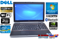 中古ノートパソコン メモリ8G フルHD液晶 DELL Latitude E6520 4コア8スレッド Core i7 2720QM (2.20GHz) マルチ WiFi BT NVIDIA Windows7 64bit