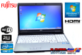 15.6型ワイド 中古ノートパソコン 富士通 LIFEBOOK E741/D Core i7 2640M(2.80GHz) メモリ4G DVDマルチ 無線LAN Windows7 64bit