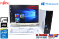24.1型WUXGA液晶セット 中古パソコン 新品SSD Core i7 4770 (3.40GHz) メモリ8G Windows10 富士通 ESPRIMO D583/H マルチ USB3.0
