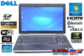 中古ノートパソコン フルHD 4コア8スレッド Core i7 3720QM DELL Latitude E6530 メモリ8G マルチ WiFi USB3.0 Bluetooth NVIDIA Windows7 64bit