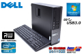中古パソコン 4コア Core i5-3470 (最大3.60GHz) DELL OPTIPLEX 7010 SF Windows7 64bit メモリ4GB HDD500G マルチ USB3.0