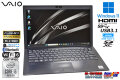 SALE Wi-Fi6 フルHD 顔認証 VAIO Pro PG VJPG13C11N 第10世代 Core i5 1035G1 メモリ8G M.2SSD256G Webカメラ Type-C Windows11