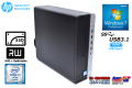 Windows7 64bit 中古パソコン HP ProDesk 600 G3 SFF Core i7 6700 新品SSD512G メモリ8G USBType-C Wi-Fi マルチ リカバリ付