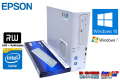 中古パソコン EPSON Endeavor AT991E デュアルコア Celeron G1610 (2.60GHz) Windows10 メモリ2G HDD500GB DVD Windows7リカバリ付