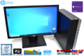 フルHD 21.5型液晶セット HP EliteDesk 800 G3 SFF Core i7 6700 M.2SSD256G HDD2000G メモリ8G USBType-C Windows10