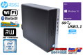 Type-C Wi-Fi Bluetooth 中古パソコン HP ProDesk 600 G3 SFF Core i7 6700 新品M.2SSD256G HDD2TB メモリ8G USB3.1 マルチ Windows10