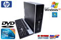 WindowsXP 中古パソコン 2コア/4スレッド HP 8100 Elite Core i5（3.20GHｚ） メモリ4G DVD-ROM Windows7/XP リカバリ付