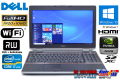 フルHD 中古ノートパソコン DELL Latitude E6520 Core i7 2620M (2.70GHz) Windows10 メモリ4G マルチ WiFi NVIDIA
