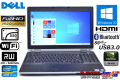 新品SSD フルHD 4コア8スレッド Core i7-3720QM (2.60GHz) 中古ノートパソコン DELL Latitude E6530 Windows10 64bit メモリ4G マルチ WiFi Bluetooth NVIDIA