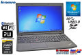 Windows7 Pro 32bit 15.6型 ノートパソコン レノボ THINKPAD L540 Core i5 4300M メモリ4G HDD500G マルチ USB3.0 Wi-Fi Bluetooth