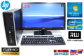 24型フルHD液晶セット 中古パソコン HP 8200 Elite SF Core i5 2500（3.30GHｚ） Windows7 64bit メモリ4G HDD500GB DVDマルチ