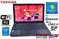 Windows7 32bit 中古ノートパソコン 東芝 dynabook Satellite B554/M Core i5 4310M (2.70GHz) メモリ4G WiFi マルチ USB3.0 Bluetooth Windows8.1リカバリ付