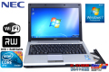 マルチドライブ搭載 中古モバイルノート NEC VersaPro VK13M/BB-B 超低電圧版Core i5 560UM(1.33GHz) メモリ2G WiFi Windows7