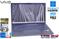 VAIO Pro BK VJBK118 フルHD 14.0型 第13世代 Core i5 1334U IrisXe メモリ16G M.2SSD256G 顔認証 Webカメラ Wi-Fi6 Type-C Windows11