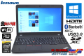 訳あり カメラ内蔵 中古ノートパソコン Lenovo ThinkPad E550 Core i3 4005U Windows10 メモリ4G HDD500G Bluetooth WiFi マルチ HDMI テンキー