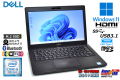 顔認証 Webカメラ DELL Latitude 5290 第8世代 Core i5 8250U メモリ8G M.2SSD128G Wi-Fi USBType-C Windows11