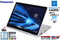 使用時間130H SIMフリー 2-in-1 顔認証 Panasonic Let's note QV8 Core i7 8665U メモリ16G m.2SSD512G Webカメラ Wi-Fi WQXGA+ Windows11