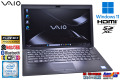 Windows11 13.3型 フルHD VAIO Pro PG VJPG11C11N Core i5 8250U M.2SSD256G メモリ8G Wi-Fi Webカメラ HDMI