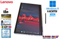 2-in-1 14.0型 FHD Lenovo ThinkPad X1 Yoga 4th Core i5 8365U LTE Wi-Fi m.2SSD256G メモリ8G 顔認証 Windows11