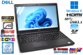フルHD 新品SSD512G DELL Latitude 5590 Core i3 8130U メモリ8G Webカメラ Wi-Fi USBType-C Windows11
