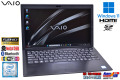 フルHD Webカメラ VAIO Pro PG VJPG11C11N Core i5 8250U M.2SSD256G メモリ8G Wi-Fi Bluetooth Windows11